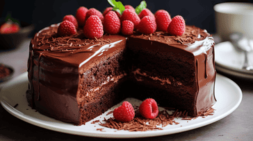 Rich Chocolate Fudge Cake